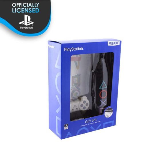 Playstation ajándékcsomag (ikon lámpa, kulacs, matricák)