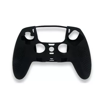   Csúszás-gátló szilikon gumi tok PS5 EDGE kontrollerhez - Fekete