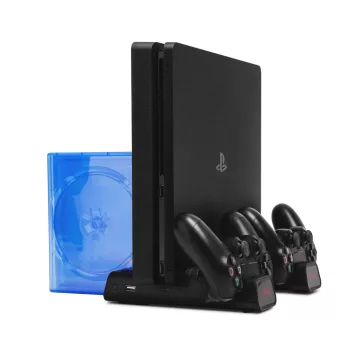   Froggiex PS4 Multifunkciós ventilátoros állvány FX-P4-C3-B