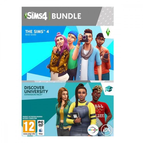The Sims 4 Alapjáték és Discover University kiegészítő PC