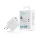 DEVIA GAN HÁLÓZATI TÖLTŐ ADAPTER USB + TYPE-C BEMENETTEL - 65W