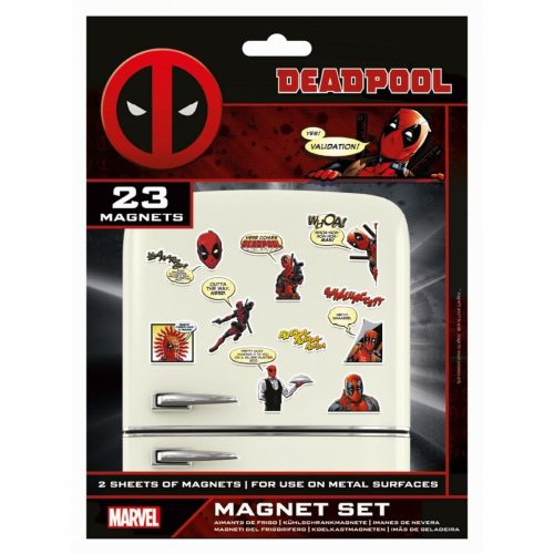 Deadpool 23 db-os mágnes készlet