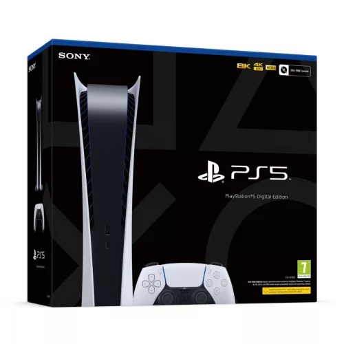 PlayStation®5 Digital Edition 825 GB (PS5) (használt, 6 hónap jótállás)