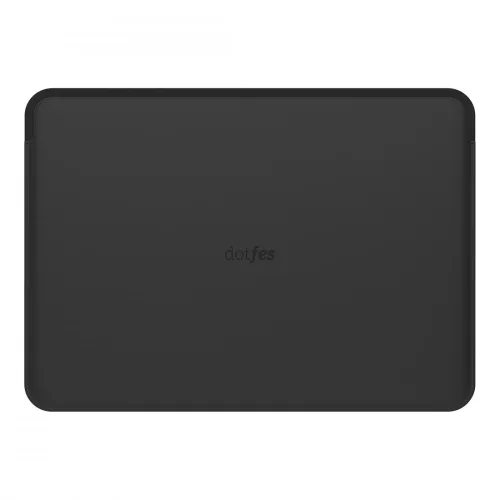 dotfes L03 Szintetikus bőr, prémium hordtáska Macbook Pro 15coll mérethez (fekete)