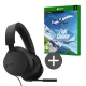 Xbox vezetékes headset fekete + Flight Simulator játékszoftver