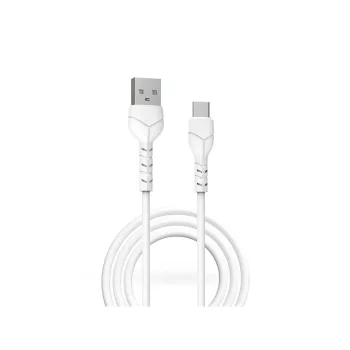 DEVIA USB - TYPE-C TÖLTŐ ÉS ADATKÁBEL1 M - FEHÉR
