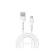 DEVIA USB - TYPE-C TÖLTŐ ÉS ADATKÁBEL1 M - FEHÉR
