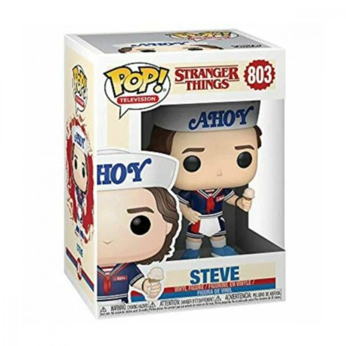 Funko POP! Movies: Netflix Stranger Things - Steve sapkával és fagyival figura #803