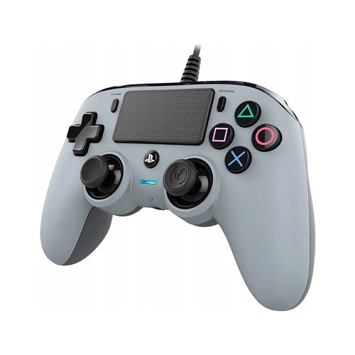 Nacon Wired Compact Controller Szürke (vezetékes kontroller) PS4/PC (használt,1 hónap jótállás)