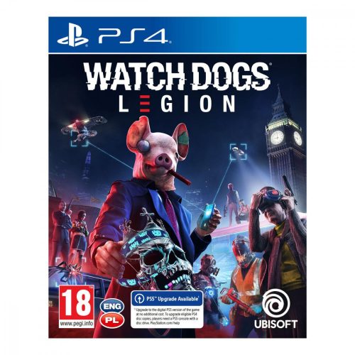 Watch Dogs Legion PS4 / PS5 frissítéssel (használt, karcmentes)