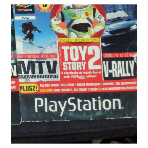 MTV Snowboarding | Toy Story 2 | V-Rally 2 PS1 DEMO lemez (használt)
