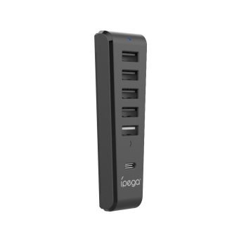 IPEGA P5S026 USB HUB PS5 SLIM KONZOLHOZ FEKETE