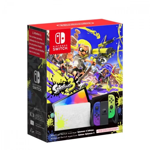 Nintendo Switch OLED Modell Splatoon 3 Edition (használt, 12 hónap jótállás)