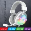 Spirit of Gamer Fejhallgató - ELITE H40 Fehér (RGB, 3.5mm Jack) - PS4/PS5/Xbox One/Series X/Switch/PC MIC-EH40WT