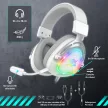 Spirit of Gamer Fejhallgató - ELITE H40 Fehér (RGB, 3.5mm Jack) - PS4/PS5/Xbox One/Series X/Switch/PC MIC-EH40WT