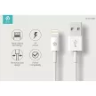 DEVIA USB - LIGHTNING TÖLTŐ- ÉS ADATKÁBEL 2 M - FEHÉR