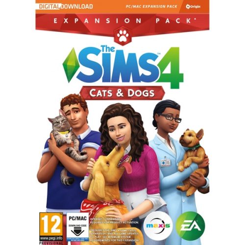 The Sims 4 Cats and Dogs kiegészítő PC (alapjátékot nem tartalmaz!)