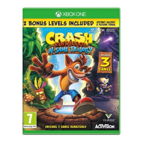 Crash Bandicoot N Sane Trilogy Xbox One (használt, karcmentes)