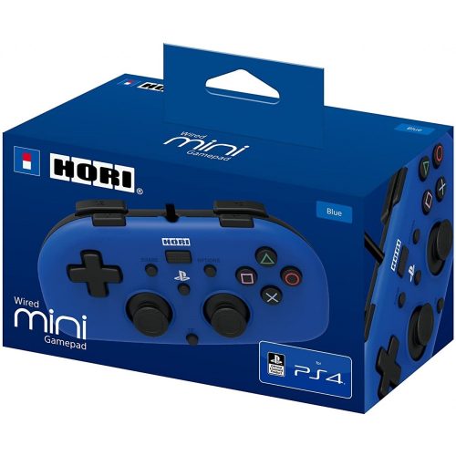 PS4 HoriPad Mini Vezetékes Kontroller Kék PS4-100E