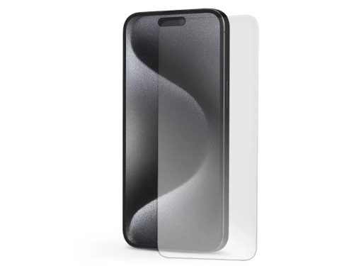 Basic kijelzővédő üvegfólia 9H 0-33mm iPhone 15 Pro Max