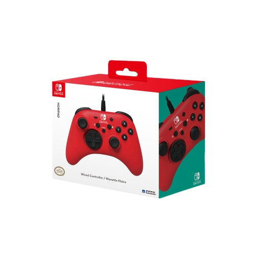 Horipad Nintendo Switch Vezetékes Kontroller (Piros)