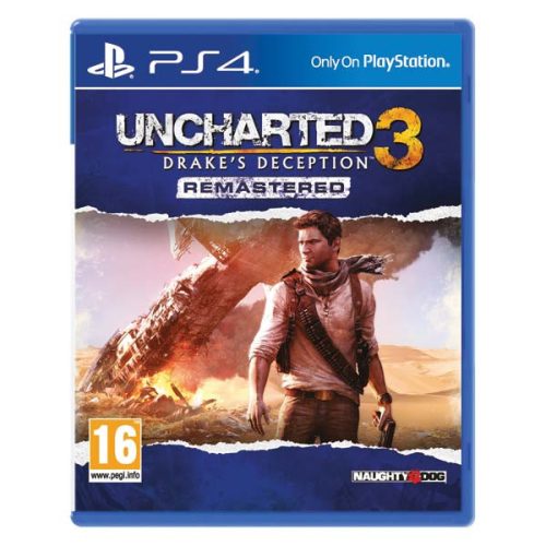 Uncharted 3 Drakes Deception Remastered PS4 (használt, karcmentes)