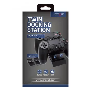   Venom Töltőállomás PS4 (Fekete) VS2732 (használt, 1 hónap jótállás)