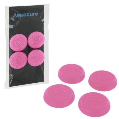 Assecure Rózsaszín analógvédő gumi PS4