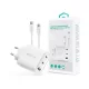 Devia Extreme Speed Series 65W GaN PD hálózati gyorstöltő adapter USB+2xType-C+Type-C kábel - fehér