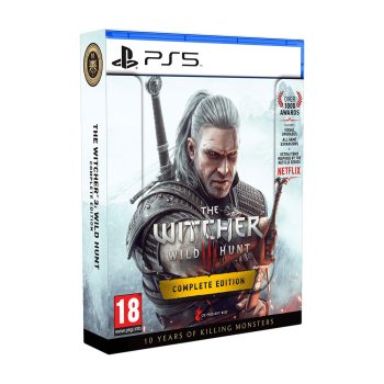   The Witcher 3: The Wild Hunt - Complete Edition + 10. évfordulós fémtok PS5 (magyar menü és felirat)
