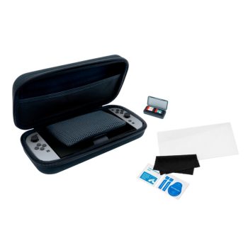 Nacon Switch 2 Utazótok + fólia - Fekete