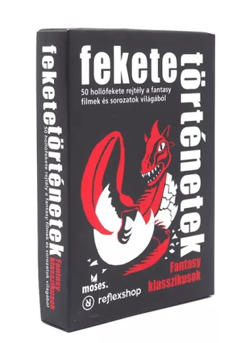 Fekete történetek: Fantasy klasszikusok logisztori rejtvények társasjáték