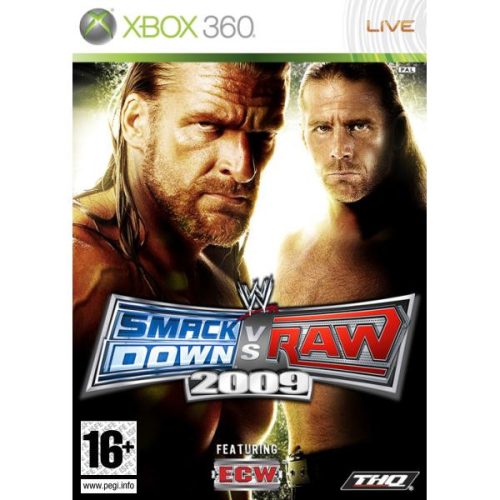 WWE Smack Down vs Raw 2009 Xbox 360 (használt, karcmentes)