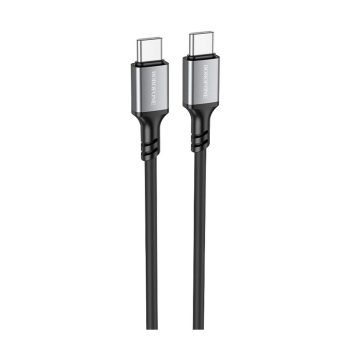 BOROFONE BX83 FAMOUS USB TYPE-C / TYPE-C 60W 1 M - FEKETE