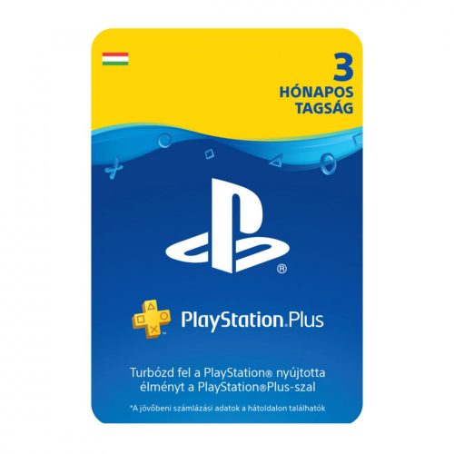 Playstation Plus kártya 3 hónapos (PSN Plus)