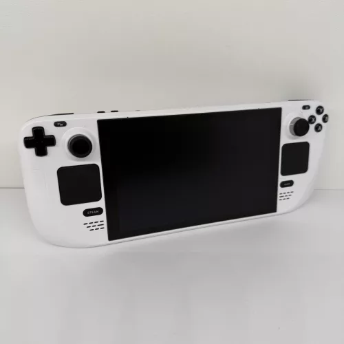 Valve SteamDeck 512 GB SSD kézikonzol Fehér burkolat + Clicky gombok (használt, 3 hónap jótállás)