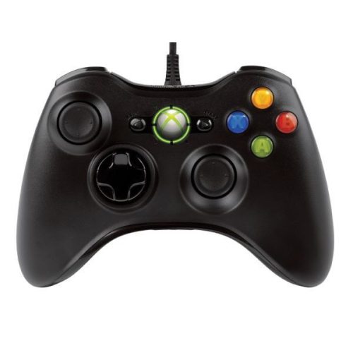 Xbox 360 kontroller, vezetékes (használt, 1 hónap garanciával)