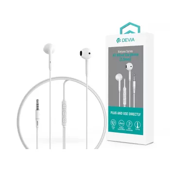   Devia Kintone A3 In-Ear sztereó fülhallgató - 3,5mm jack - fehér ST108752