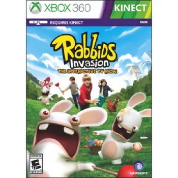   Rabbids Invasion The Interactive TV Show Xbox 360 (használt, karcmentes)