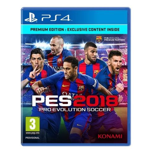 Pro Evolution Soccer 2018 (PES 18) PS4 (használt, karcmentes)
