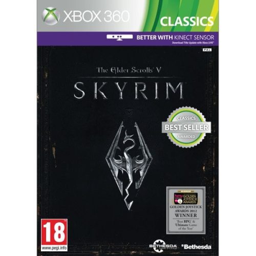 The Elder Scrolls V Skyrim Xbox 360 (használt, karcmentes)