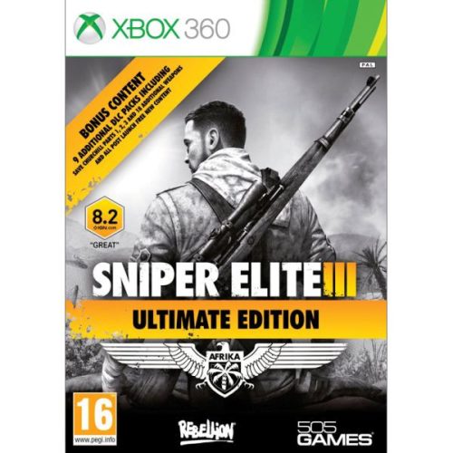 Sniper Elite III (Sniper Elite 3) Xbox 360 (használt, karcmentes)