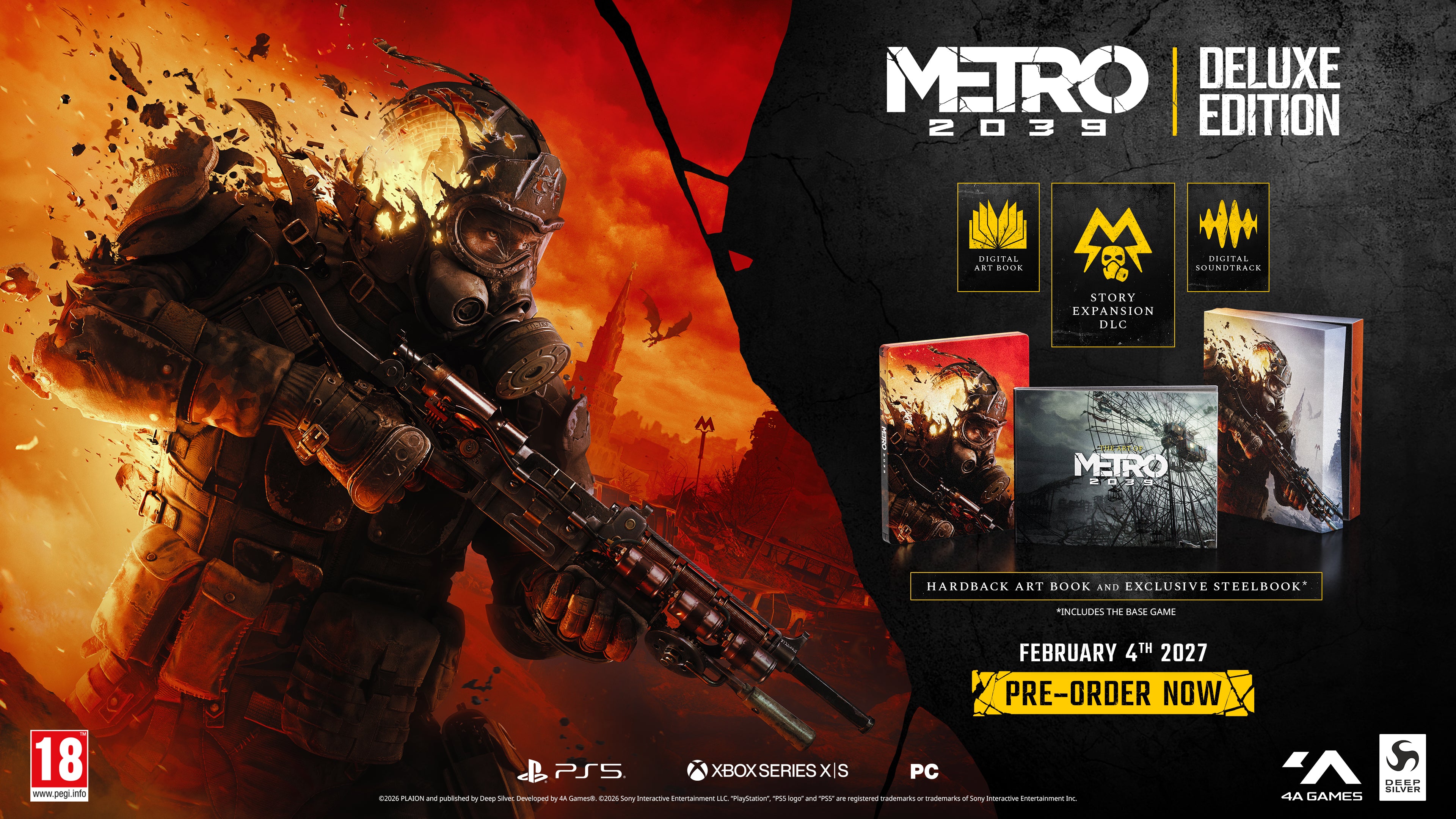 METRO 2039 Deluxe Edition tartalma